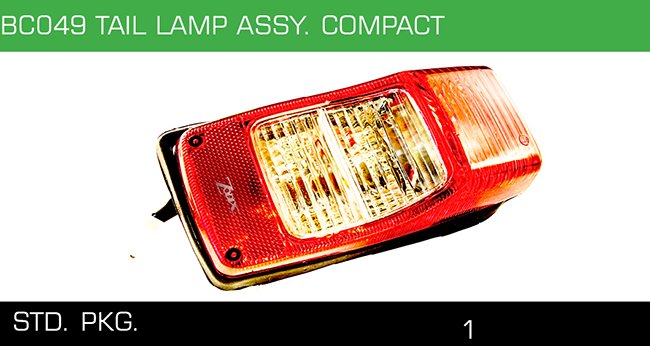 BC049 TAIL LAMP ASSY COMPACT